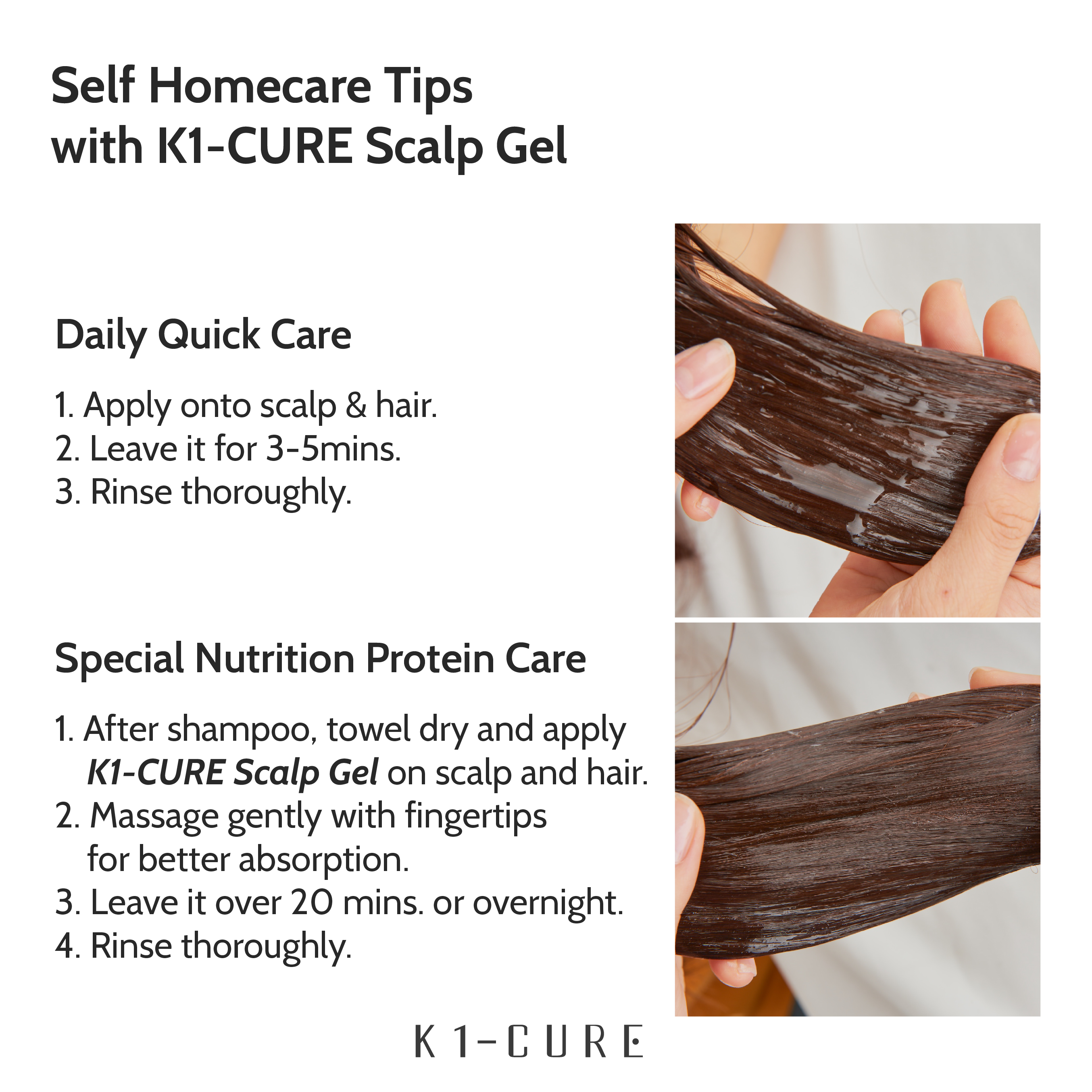 K1CURE SCALP AND HAIR PROTEIN TREATMENT GEL