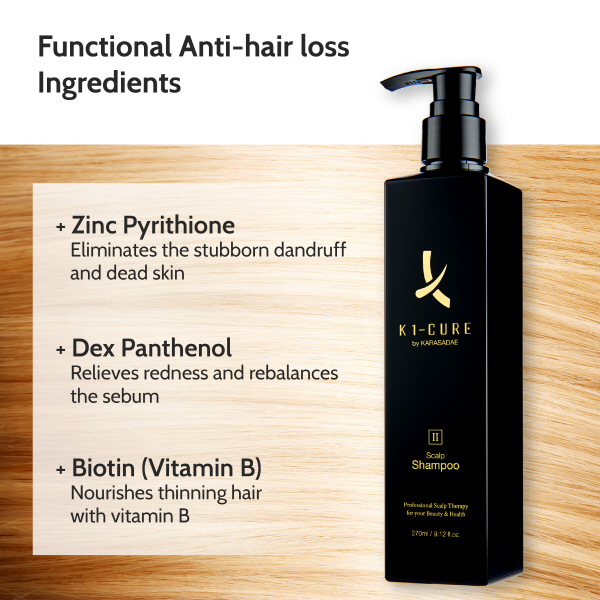 ANTIHAIRLOSS K1CURE SCALP SHAMPOO 270ml