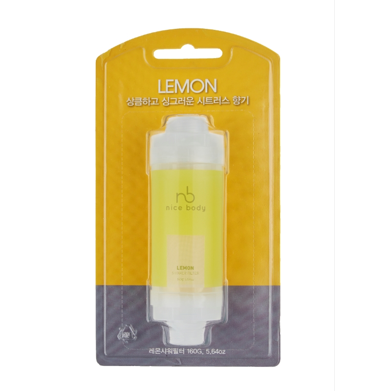 Lemon shower filter with package