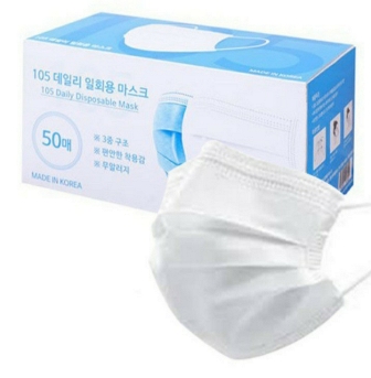 Full guard face mask3 ply dental face mask