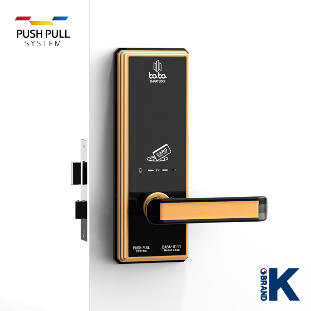Smart  hotel lock with antimicrobial coating