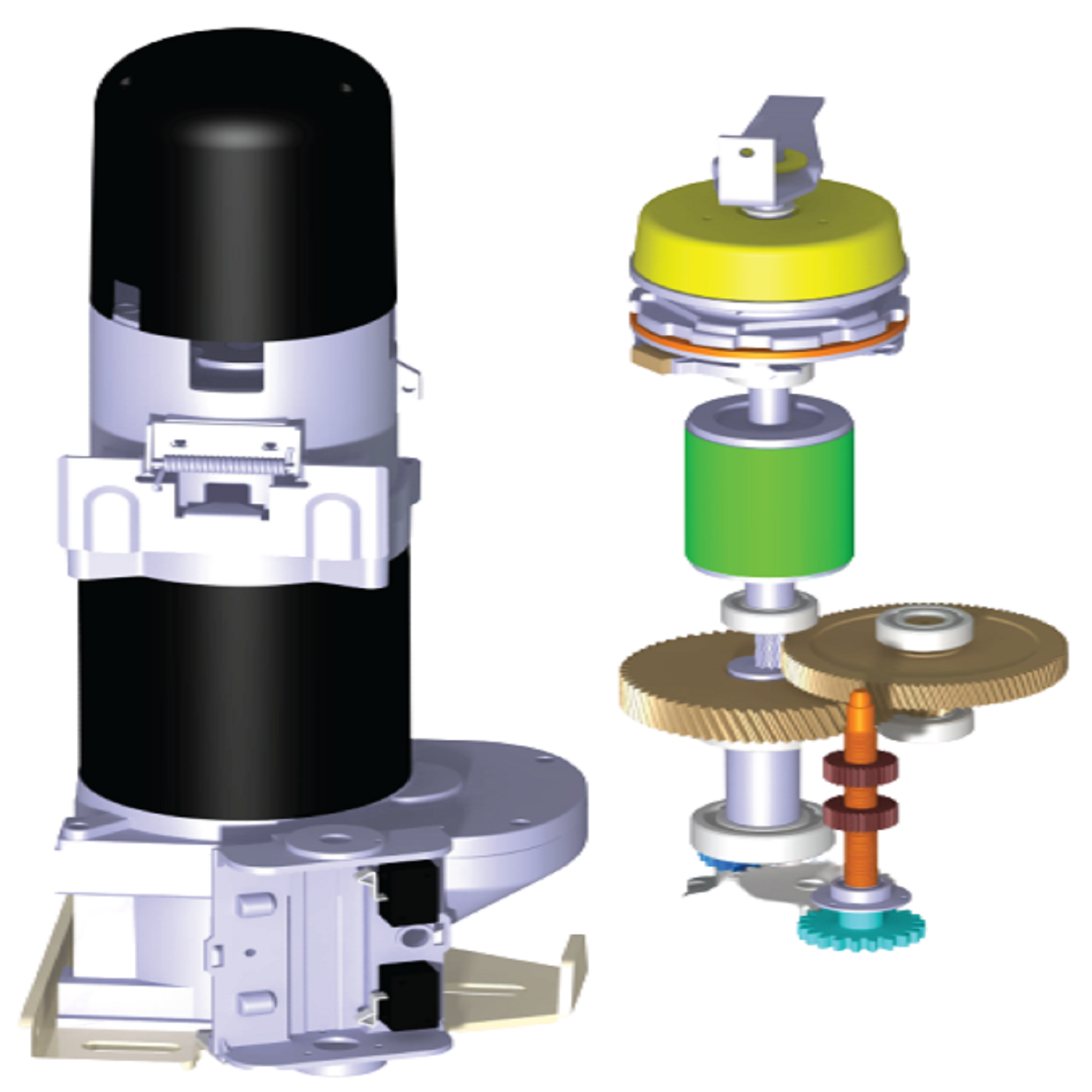Door opener motor and Bracket