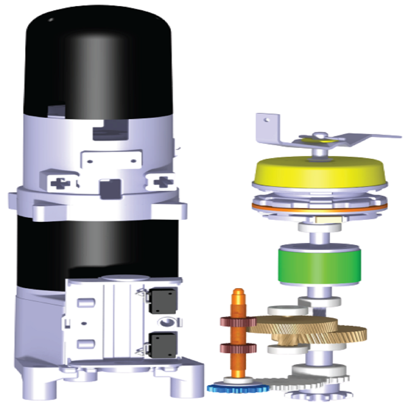 Door opener motor and Bracket