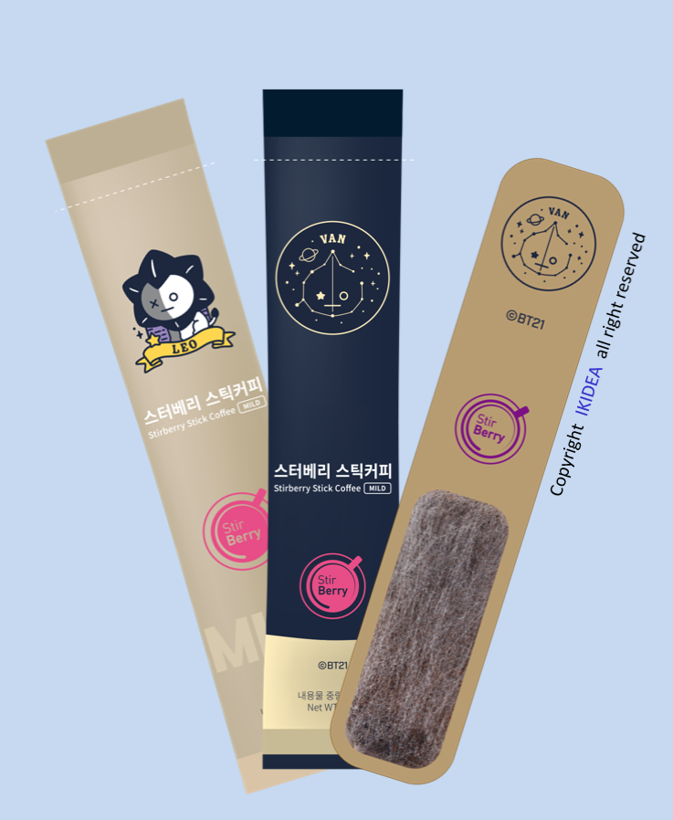 BT21 STICK COFFEE WORLD FIRST