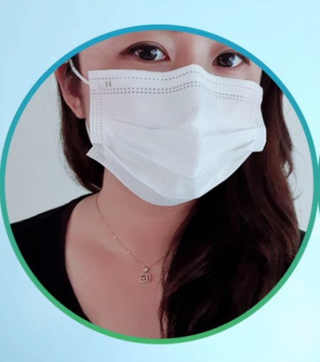 3layer design protective covered face