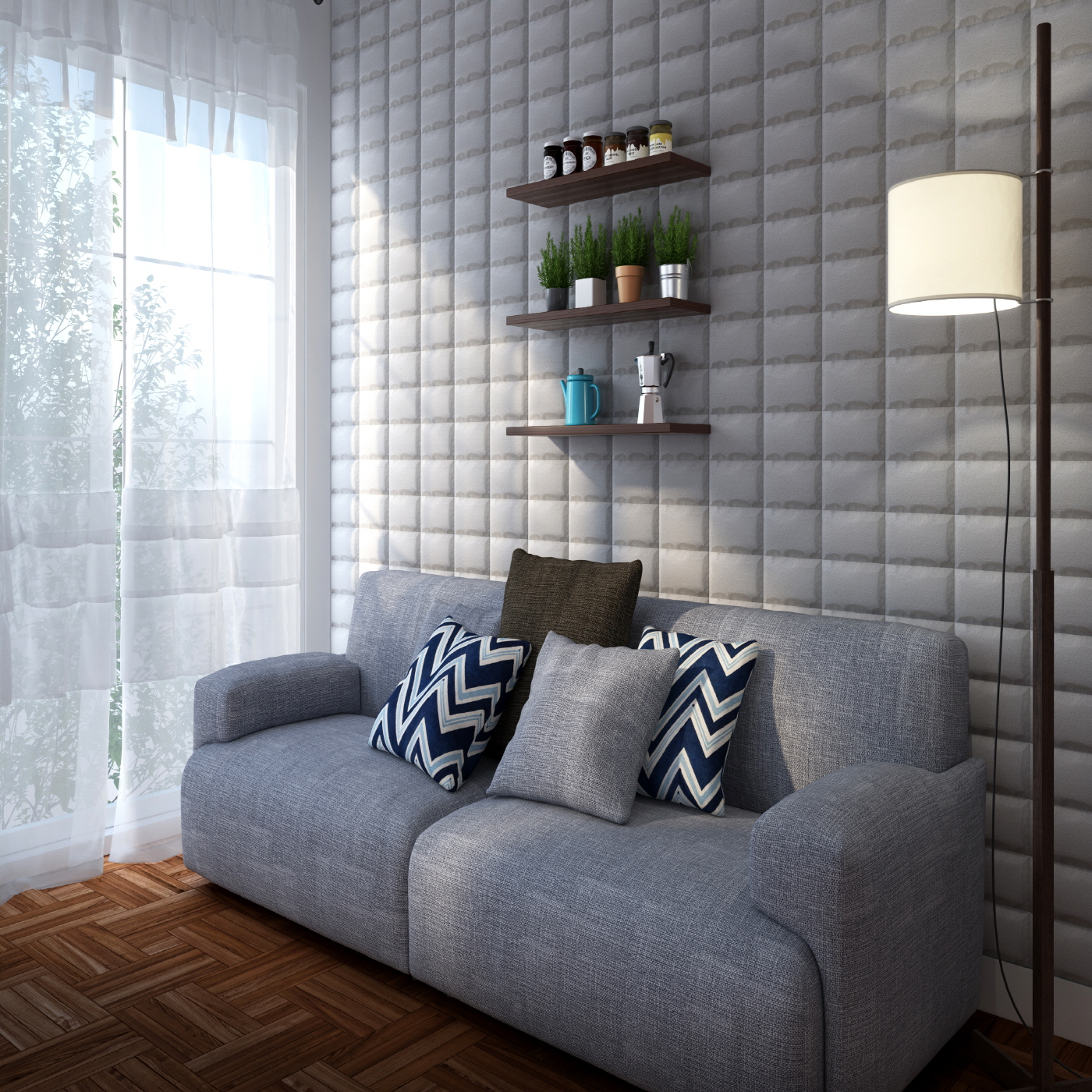 IES 01 Gypsum White color