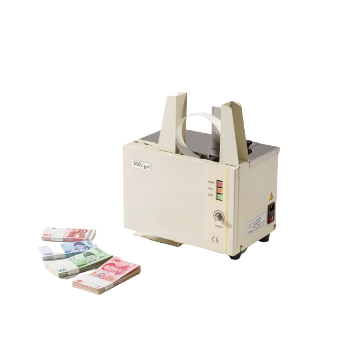 Automatic binding for 100pcs bank notes