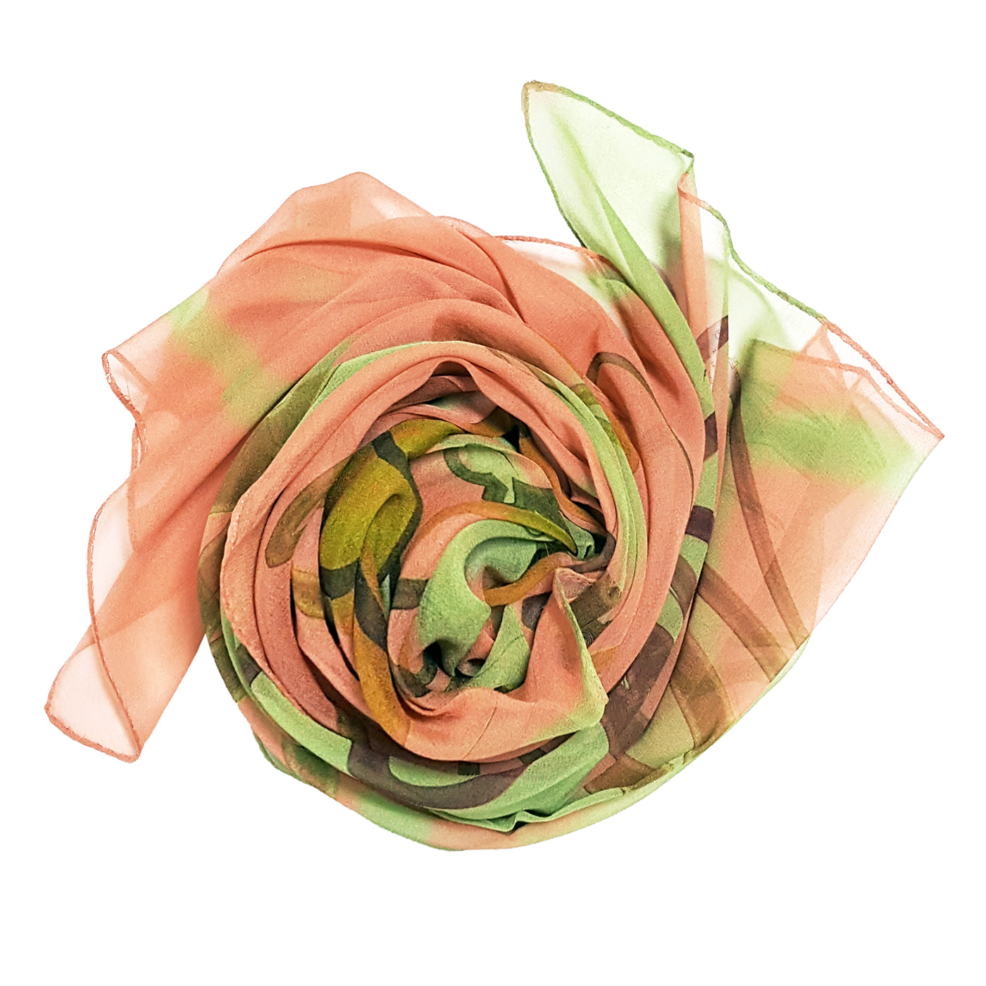 Silk Scarf Fashion Accessories Long Multi Color