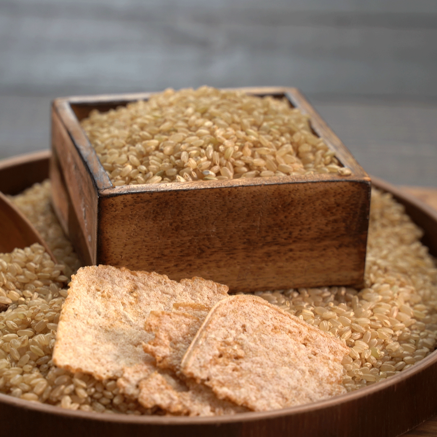 Made with Korean Organic Brown Rice