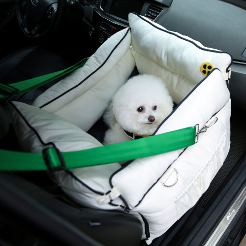 dog car seat with 4 sided air bag