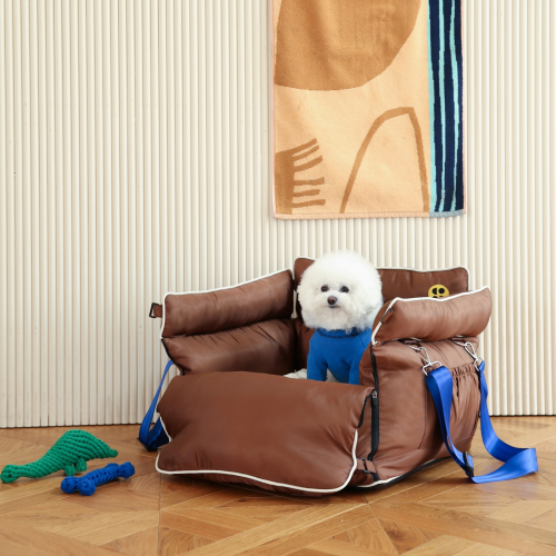 dog car seat with 4 sided air bag