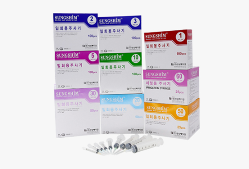 Sterile singleuse syringe