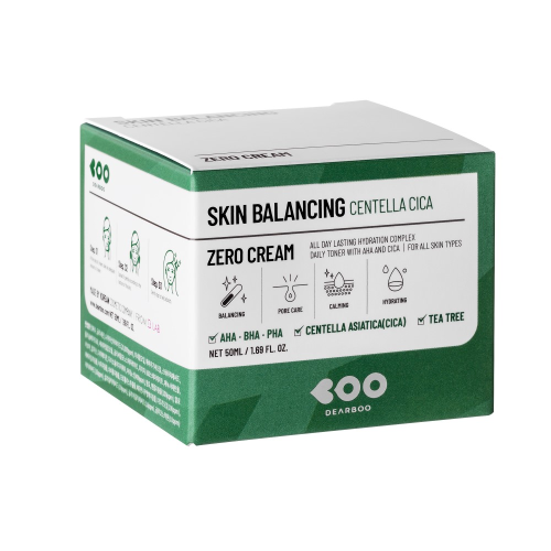 DEARBOO Skin Balancing Centella Cica Zero Cream