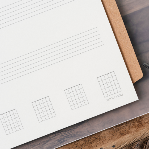 Guitar Tablature Paper 