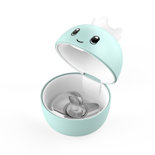 Uses UV to sterilize Pacifier used by infants