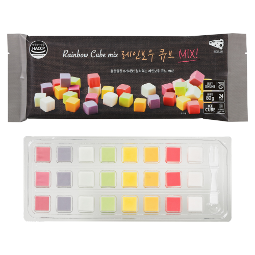 8 Flavors Rainbow Cube Mix Black ver