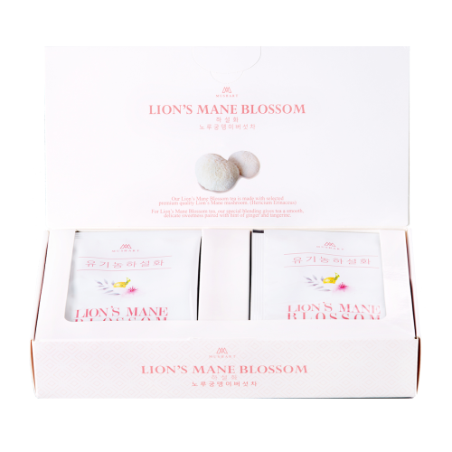 Organic Lions Mane Blossom Tea inner package
