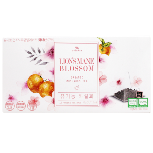 MUSHART Organic Lions mane Blossom Tea