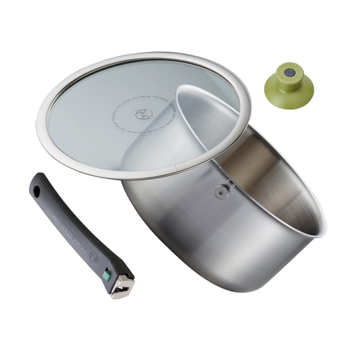 Everything in your kitchen with one handle.
Use of all kitchen utensils such as pots, frying pans, woks, and perforated mesh nets.