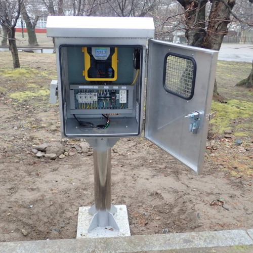 Flow computer installed