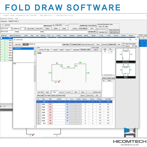 Draw fold product and calculate plate placemen