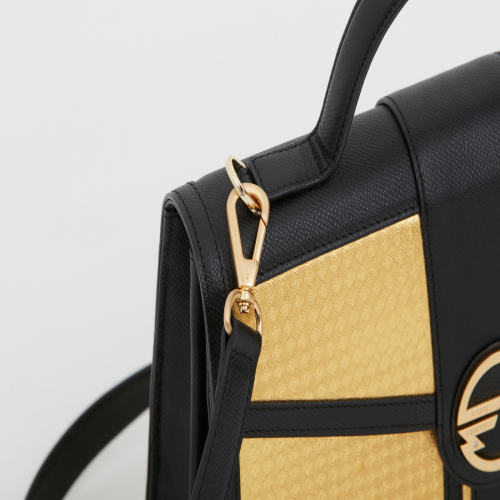 Gold Leather HandBags