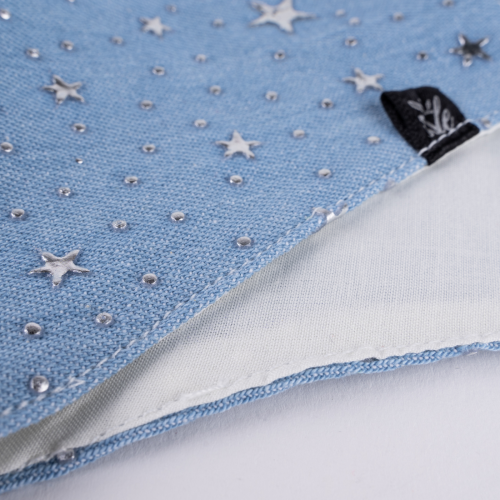 DENIM MASK Light Blue Silver Star