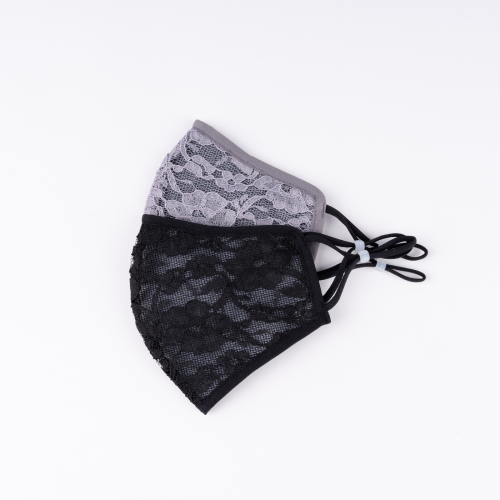 Airy Lite Lace Mask Black