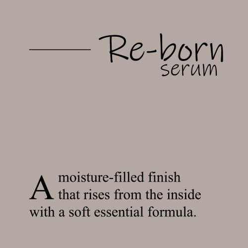 A daily serum with moisture filled finish