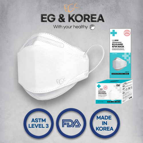 EG Guard KF94 Mask  ASTM LEVEL 3 pass