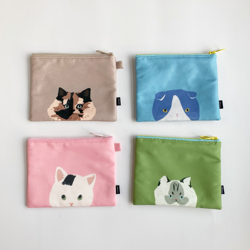 Miojae Cats Zippered Pouch