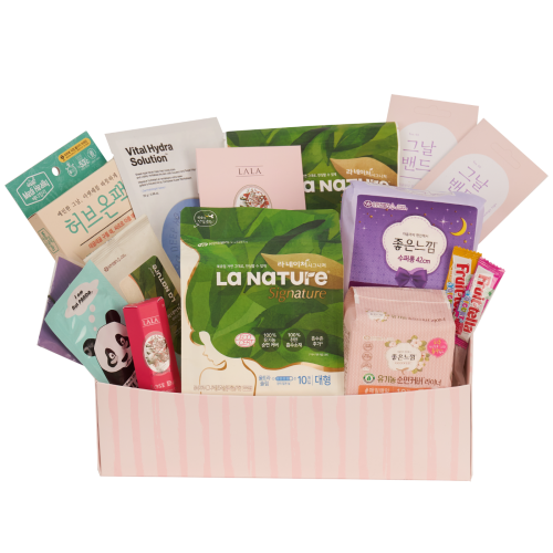 Monthly curated items for menstrual period