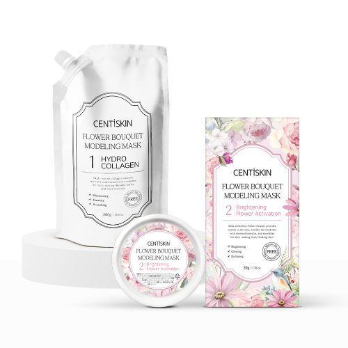 CENTISKIN Flower Bouquet Modeling Mask Brightening