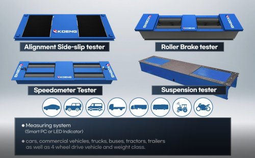 Vehicle Side Slip Tester KEA 3000 10000 15000