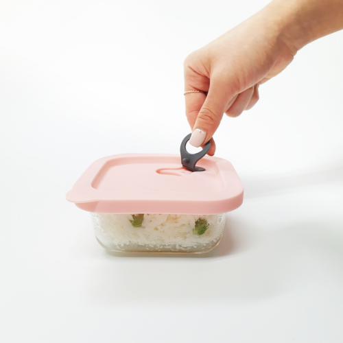 Ovensafe Glass with Silicone Lid