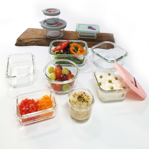 Ovensafe Glass with Silicone Lid