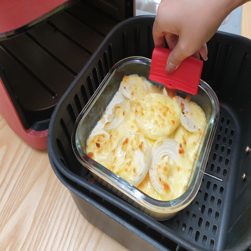 Ovensafe Glass with Silicone Lid