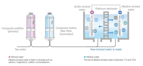 Alkaline Water Ionizer Made in Korea