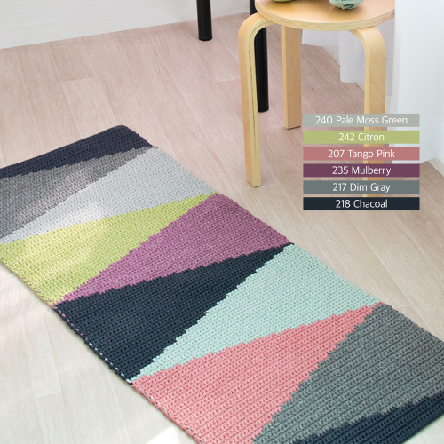 Bridge zigzag rug
