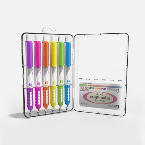 NON DRY RETRACTABLE HIGHLIGHTER PEN 
