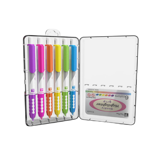 NON DRY RETRACTABLE HIGHLIGHTER PEN 