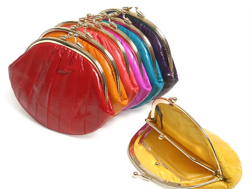 Eel skin,purse