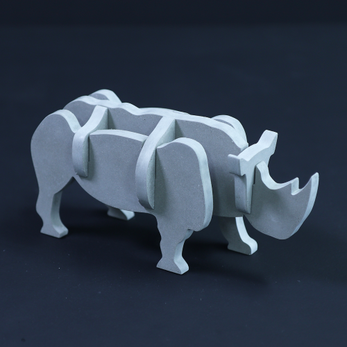 HandMade Decorative Rhino Figure