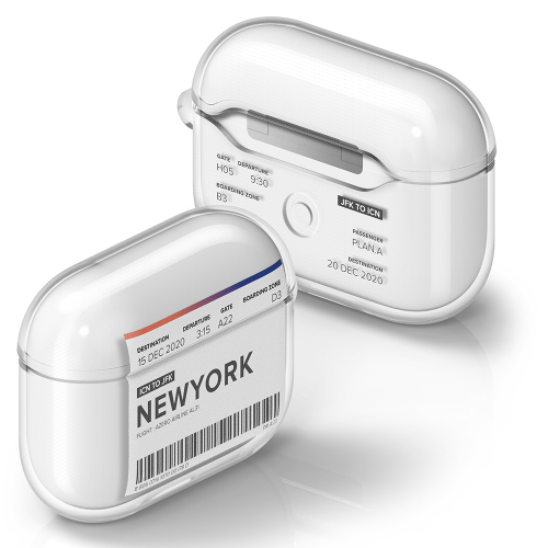 Airplane ticket series Airpods Pro TPU Cases