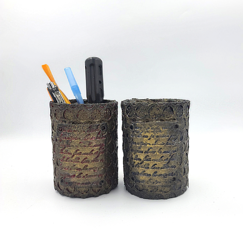 Interior accessories using household waste