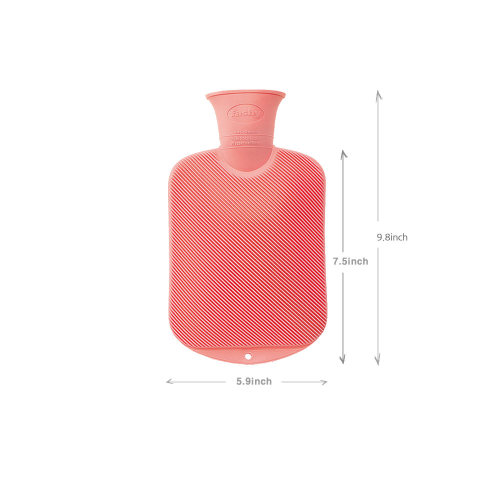 Fashy Hot Water Bottle with Cotton Cover Ivory