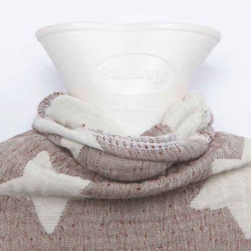 Fashy Hot Water Bottle with Star Pattern Cotton
