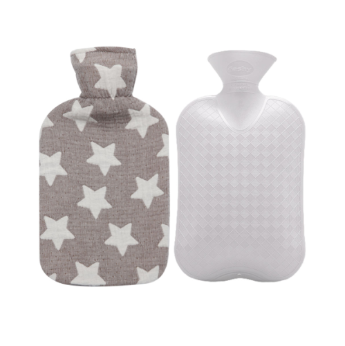 Fashy Hot Water Bottle with Star Pattern Cotton