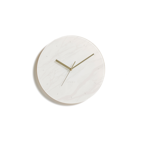 marble pattren wall clock