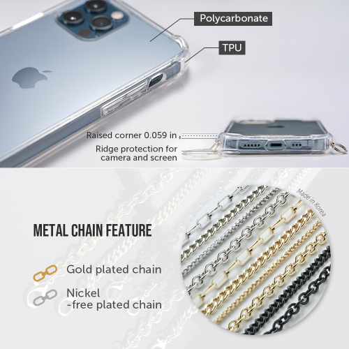 Fashionable and lightweight aluminium chain